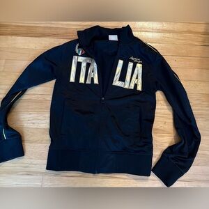 Black Italia Women's Track Jacket